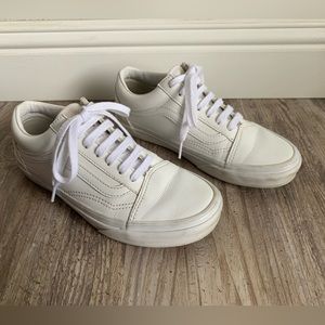 Vans leather low-top